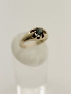 14 carat gold ring  with emerald