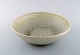 Liisa Hallamaa Larsen for Arabia. Large unique bowl in glazed stoneware. 
Beautiful eggshell glaze. 1960
