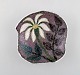 Mari Simmulson for Upsala-Ekeby. "Ester" dish in glazed stoneware with floral 
motif. Dated 1951-61.