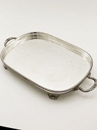 English silverplate gallery tray sold