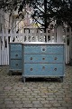 Old Swedish chest of drawers in Gustavian style from the late 1800s.The dresser has 3 drawers ...