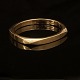 John Sørensen: Ovaler Armring in 14kt Gold. Grösse innen: 5,3x5,8cm