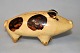 Antique Danish 
sawing pig, 
19th century 
Light glaze 
with brown 
spots. L: 19.5 
cm.
Perfect ...