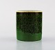Rörstrand / Rorstrand. Ceramic pot / vase. Mid 20th century. 
Glaze in shades of green.