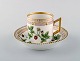 Royal Copenhagen flora danica chocolate cup with saucer. Strawberry.