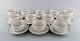 Stig Lindberg for Gustavsberg. Set of twelve "Birka" teacups with saucers in 
glazed stoneware. 1960