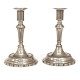 A pair of late 
18th century 
German pewter 
candle sticks
H: 20cm