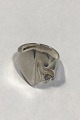 Lapponia 
Sterling Silver 
Ring "Kauris" 
Björn Weckström 
Ring size 67 ( 
US 12) Weight 
11.6 gr/0.37 oz