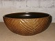 Poul Bækhøj: Ceramic bowl with herringbone pattern