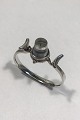 Georg Jensen 
Sterling Silver 
Bangle Watch 
with Rock ...