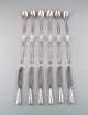 Cohr, Danish 
silversmith and 
others. lunch 
cutlery in 
silver (830). 
Complete set 
for six people. 
...