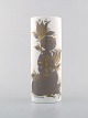 Bjørn Wiinblad for Rosenthal Studio Linie. Vase i porcelæn dekoreret med kvinde 
og blomster. 1980
