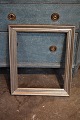 French 1800 century silver frame with fine patina.Outer dimensions: 45,5x38cm.Inner ...
