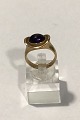 Hans Hansen 14 
ct Gold Ring 
with Amethyst 
Ring Size 53(US 
6½) Weight 8.4 
gr/0.27 oz