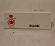 Bing and 
Grondahl 
Sellers Sign 
for commercial 
of B&G Pattern 
Water Lily 
(Aakande)  ca 4 
x 10 cm ...