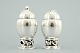 Georg Jensen 
Silver. 
Georg Jensen; 
Magnolia/Blossom
a 
salt and pepper 
set of hammered 
...