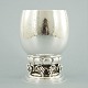 Georg Jensen 
Silver. 
Georg Jensen; 
A Grapes cup of 
hammered 
sterling silver 
#296A.  
Designed ...