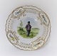 Royal 
Copenhagen. 
Plate with 
open-work 
border. 
Diameter 19 cm. 
Motiv; Farmer 
from Amager. 
...