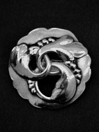 Georg jensen sterling silver brooch # 20
