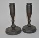 Pair of Danish 
turned 
candlesticks of 
19th century, 
round 
pedestals. H.: 
18 cm.
Really rare!