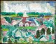 Thellefsen, Leo 
(1909 - 1997) 
Denmark: Sketch 
1987. Oil on 
soft masonite. 
Signed. 13 x 
16.5 ...