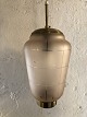 Glass lamp with 
grinding and a 
very light pink 
shade, with 
brass mounting 
in fine 
condition. ...