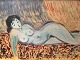 Kaj Ejstrup 
(1902 - 1956). 
Landscape model 
on patterned 
carpet. The 
work was on 
display at ...