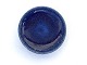 Palshus 
Ceramics, Salt 
bowl, blue 
glazed 
chamotte, 8.5cm 
in diameter, 
Signed Palshus 
Denmark * ...