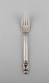 Georg Jensen "Acorn" dinner fork in sterling silver. Two pieces in stock.
