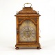 A bracket clock signed by "I B Charels Bruxelles". H: 45cm