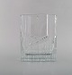 Tapio Wirkkala for Iittala. Vase in clear art glass. Finnish design 1960