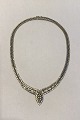 Georg Jensen & 
Wendel 18K 
Whitegold 
Necklace with 
Brillant  cut 
Diamonds 
Measures 42 cm 
(16 ...