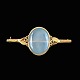 Ib Due. Danish 
Art Nouveau 14k 
Gold Brooch 
with Moonstone.
Designed and 
crafted by Ib 
Due ...