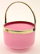 Pink colored sugar bowl sold