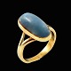 A. Dragsted - 
Copenhagen. 14k 
Gold Ring with 
Moonstone.
Designed and 
crafted by A. 
Dragsted - ...