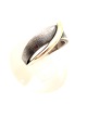 Sterling silver 
ring size 52 
with gold line 
from 
silversmith 
Jens Aagaard 
Svendborg. No. 
393991