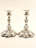 C M Cohr Fredericia 830 silver candlesticks