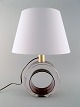 Italian design. 
Table lamp made 
of colored 
plexiglass and 
brass. 1970's.
Measures: 33 x 
22 ...