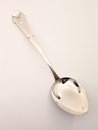 French Lily silver serving spoon