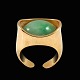 Bent Knudsen - 
Denmark. 14k 
Gold Ring with 
Jade - 1960s
Designed and 
crafted by Bent 
Knudsen ...