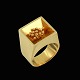 Povl Henrik 
Storm - 
Copenhagen. 18k 
Gold Ring. 
1960s
Designed and 
crafted by Povl 
Henrik Storm 
...