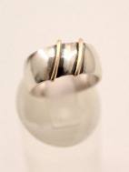 Sterling silver (925s) ring with gold