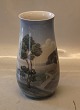 Bing and 
Grondahl B&G 
505-5209 Vase 
Landscape 21 cm 
Marked with the 
three Royal 
Towers of ...