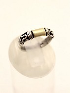 Sterling silver ring  with gold