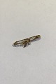 Gold Brooch 
with Pearls 
Measures 3.7 
cm(1 29/64 in) 
Weight 2.4 
gr/0.08 oz