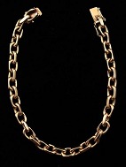 Hans Hansen 14 carat gold anchor bracelet