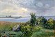 Matthiessen, 
Hjalmer (1880 - 
1957) Denmark: 
Motif from 
Horsens fjord. 
Motif from 
Snaptur towards 
...