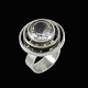 N.E. From. 
Sterling Silver 
Ring with Rock 
Crystal. 
Denmark - 
1960s.
Designed and 
crafted by ...