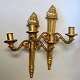 A pair of 20th 
century French 
bronze lamps. 
Design in the 
form of a 
torch. Can be 
mounted for ...