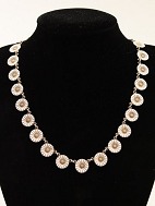 A Michelsen gold plated sterling silver daisy  necklace